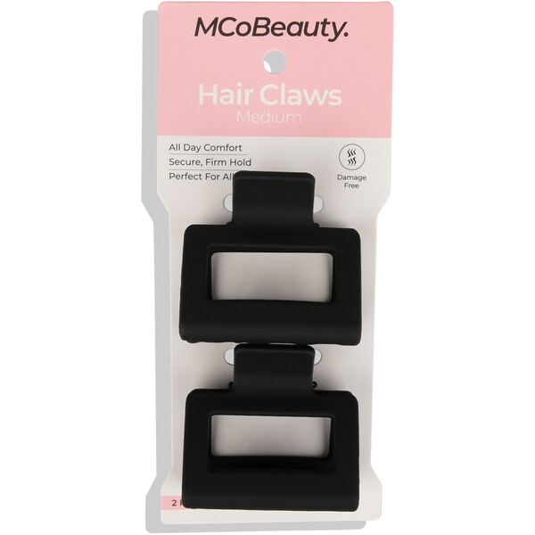 MCoBeauty Medium Hair Claw 2 pack