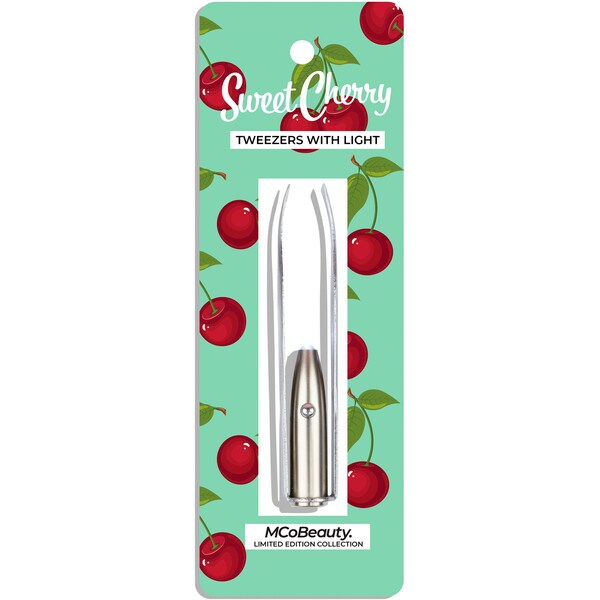 Sweet Cherry Tweezer With Light each