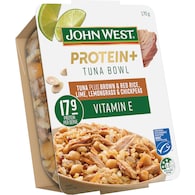 John West Protein Tuna Bowl Brown Rice Lime Lemongrass & Chickpeas