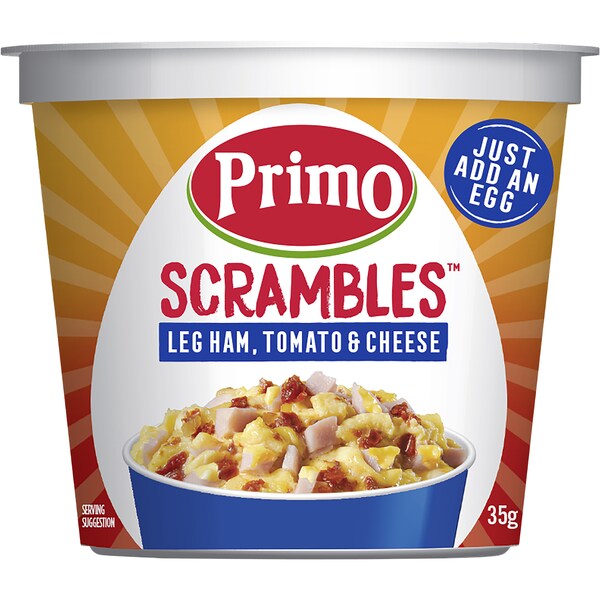 Primo Scrambles Leg Ham Tomato & Cheese 35g