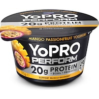 YoPRO Perform High Protein Yoghurt Mango Passionfruit