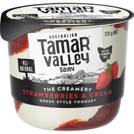 Tamar Valley Dairy Yoghurt Strawberry & Cream