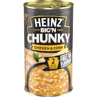 Heinz Big N Chunky Chicken & Corn Soup Tinned Ready Meals