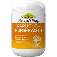 Nature's Way Immunity Defense Garlic & Horseradish