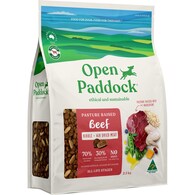 Open Paddock Beef Kibble & Air Dried Meat Dry Dog Food