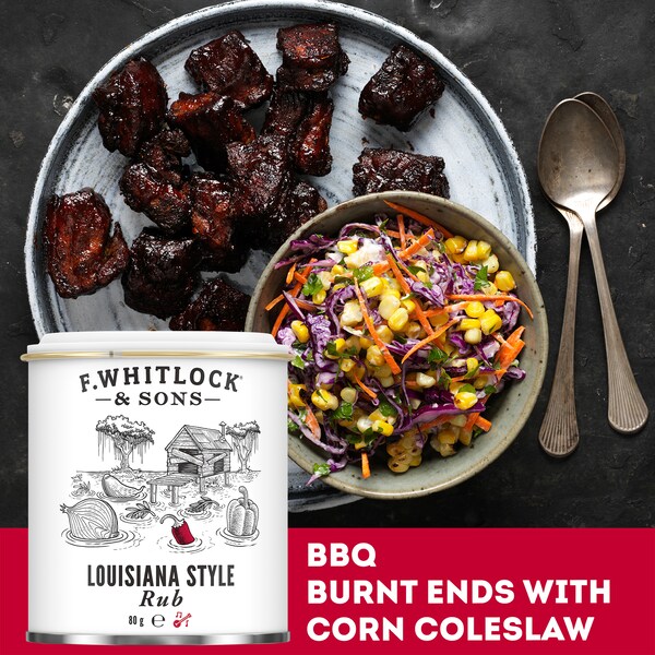 F.Whitlock & Sons Louisiana Style Rub Seasonings Marinade Herbs & Spices 80g