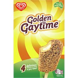 Golden Gaytime Original Ice Cream Sticks Sticks 4 pack