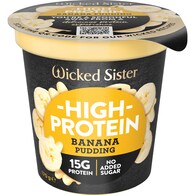 Wicked Sister High Protein Banana Pudding