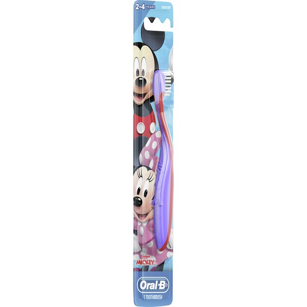 Oral-B Kids Clean Mickey Mouse 2-4 Years Toothbrush each