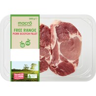Macro Free Range Pork Scotch Fillet Steak