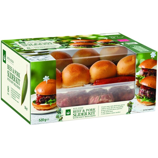 Woolworths Christmas Slider Kit With Tomato Sauce 520g