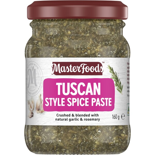 MasterFoods Tuscan Style Spice Paste 160g