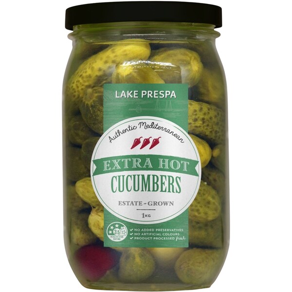 Lake Prespa Extra Hot Cucumbers 1kg