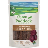 Open Paddock Wild Kangaroo Jerky Strips Dog Treats