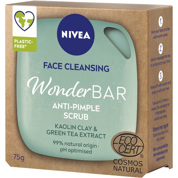 Nivea Wonderbar Anti Pimple Face Cleanser & Scrub 75g