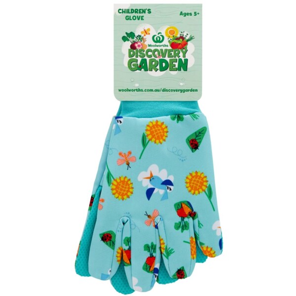 Discovery Garden Children Garden Gloves Blue Each