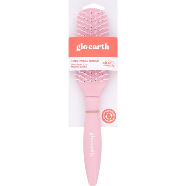 GloEarth Recycled Grooming Hair Brush each