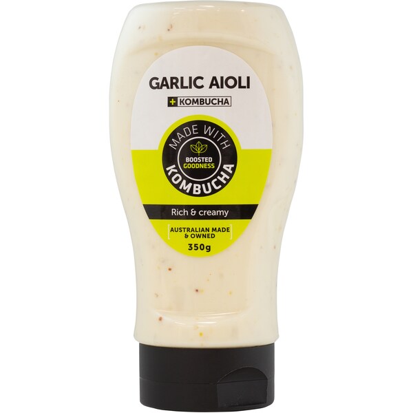 Made With Kombucha Garlic Aioli 350g