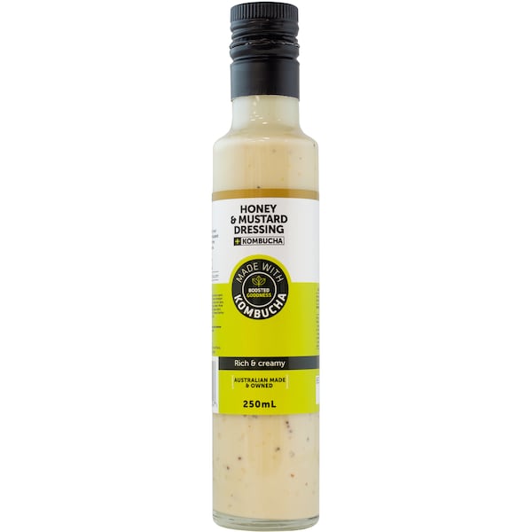 Made With Kombucha Honey & Mustard Dressing 250mL