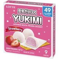 Lotte Yukimi Mochi Ice Confectionery Strawberry