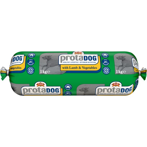 Prota Adult Dog Food Lamb & Vegetable Roll 1kg