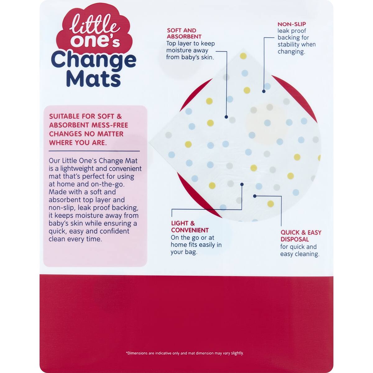 Little One's Change Mats 10 Pack bunch