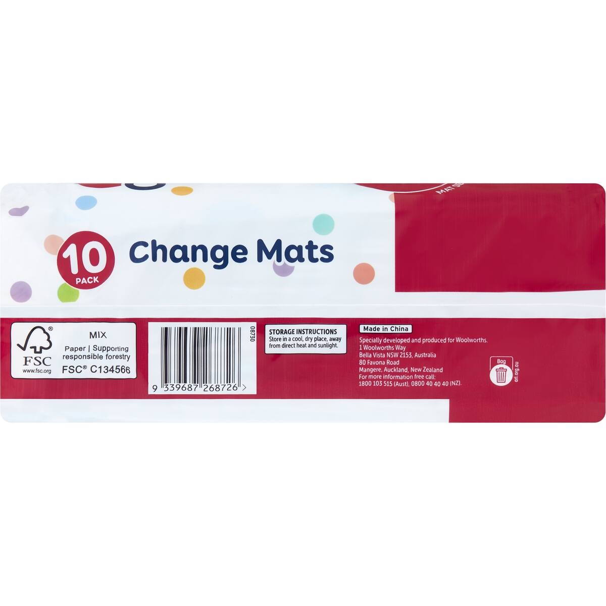 Little One's Change Mats 10 Pack bunch