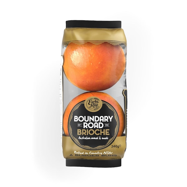 Boundary Road Brioche Burger Buns 4 pack