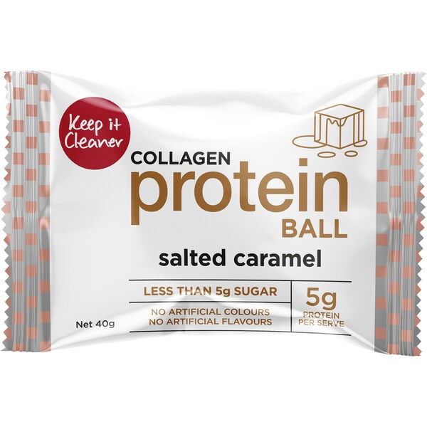Keep It Cleaner Collagen Protein Ball Salted Caramel 40g