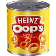 Heinz Oops Pasta In Tomato Sauce Canned Spaghetti O's