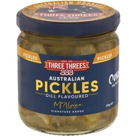 Three Threes Australian Pickles Dill Flavoured