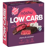Noshu Low Carb Cherry And Coconut Indulgence Bars