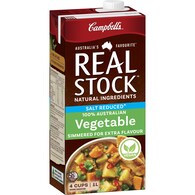 Campbell's Real Stock Vegetable Salt Reduced