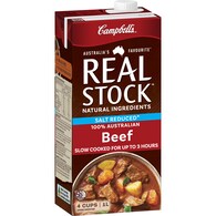 Campbell's Real Stock Beef Salt Reduced