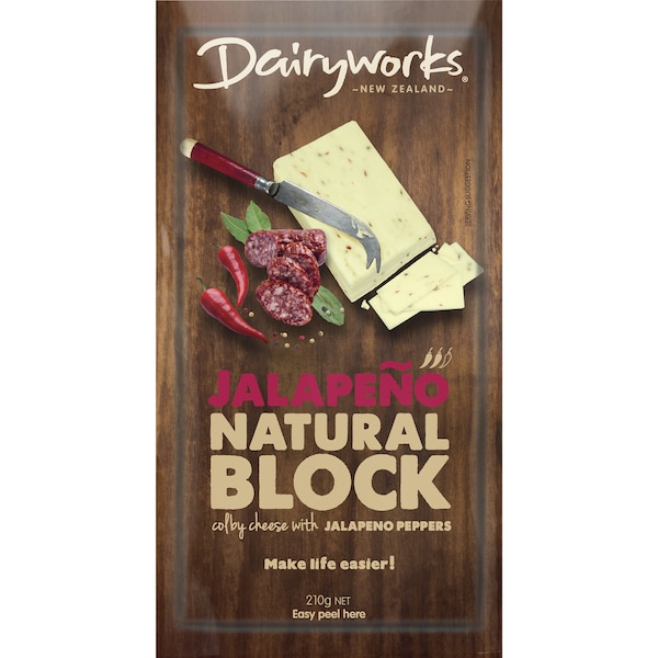 Dairyworks Jalapeno Block 210g