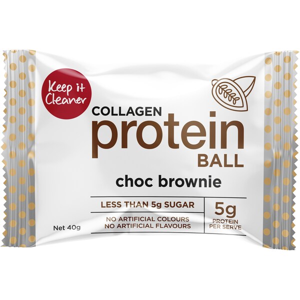 Keep It Cleaner Collagen Protein Ball Choc Brownie 40g