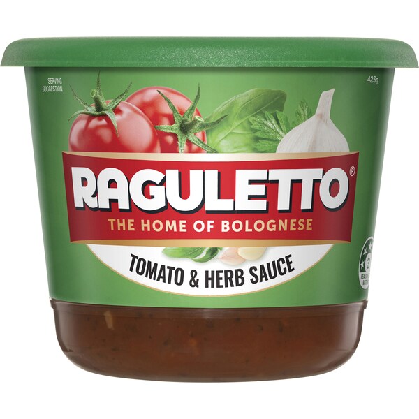 Raguletto Tomato & Herb Pasta Sauce 425g