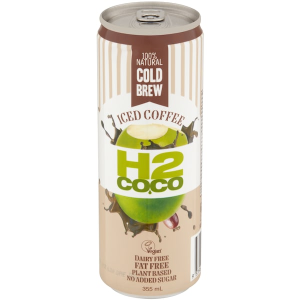 H2Coco Cold Brew Iced Coffee Can 355mL