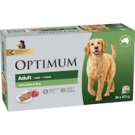 Optimum Adult Wet Dog Food with Lamb & Rice Trays
