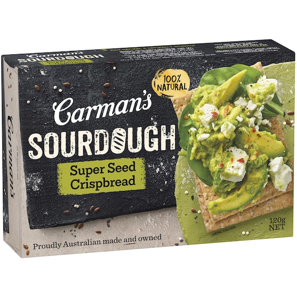 Carman's Sourdough Super Seed Crispbread 120g