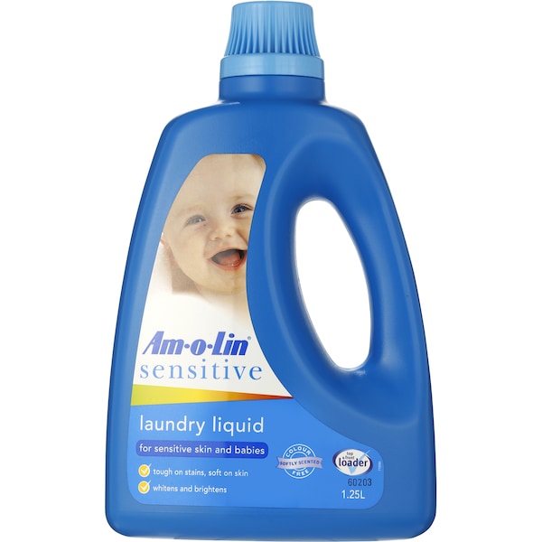 Amolin Top & Front Loader Sensitive Laundry Liquid 1.25l