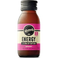 Remedy Energy With Caffeine Berry Shot