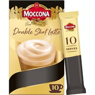 Moccona Coffee Sachets Double Shot Latte