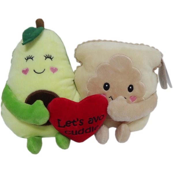 Valentine's Day Novelty Plush 25cm Avocuddle Each