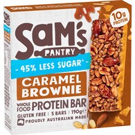 Sam's Pantry Caramel Brownie Low Sugar Protein Bars