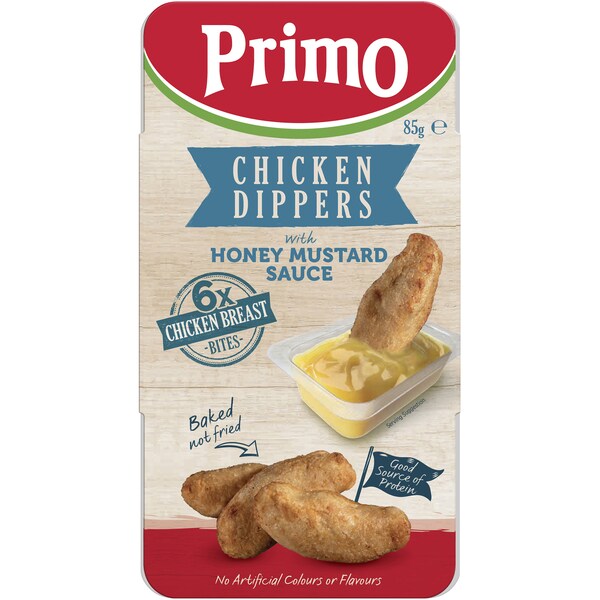 Primo Chicken Dippers With Honey Mustard Sauce 85g