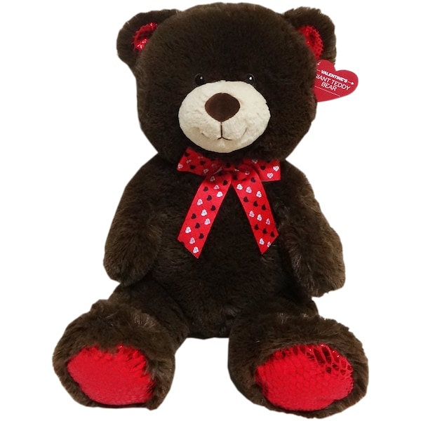 Valentine's Day Giant Teddy Bear Dark Brown Each