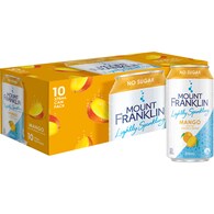 Mount Franklin Lightly Sparkling Water Mango