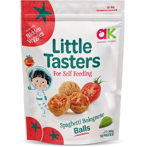 Annabel Karmel Little Tasters Spaghetti Bolognese Balls Frozen Meal 300g