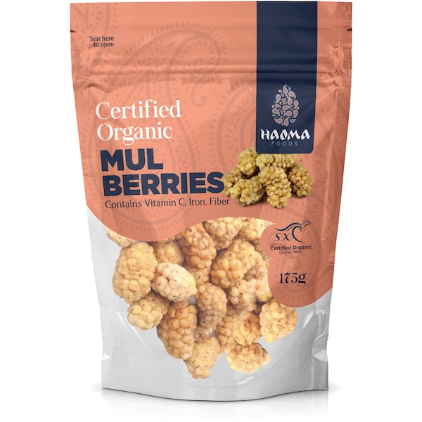 Haoma Organic Dried Mulberries 175g